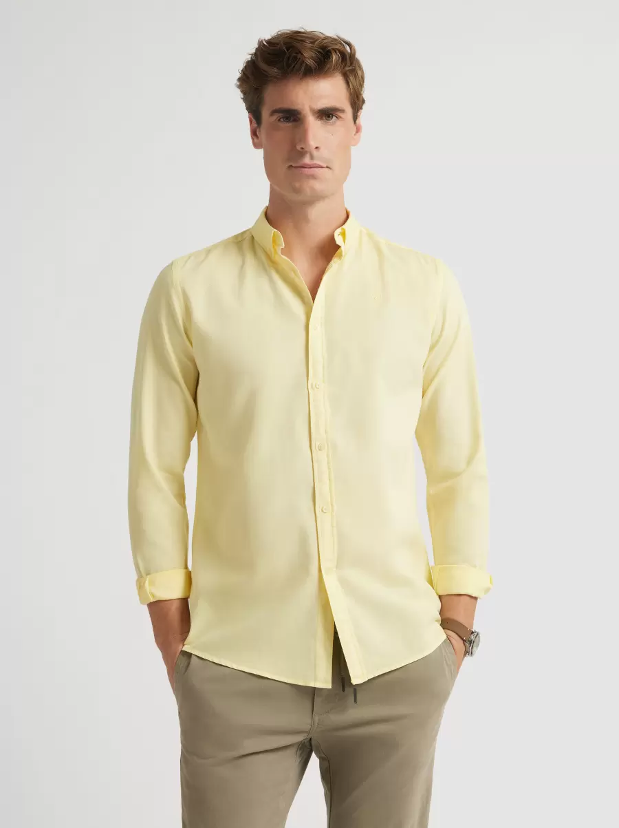 Camisa Panama Dye Amarillo Álvaro Moreno Hombre Casual - 1