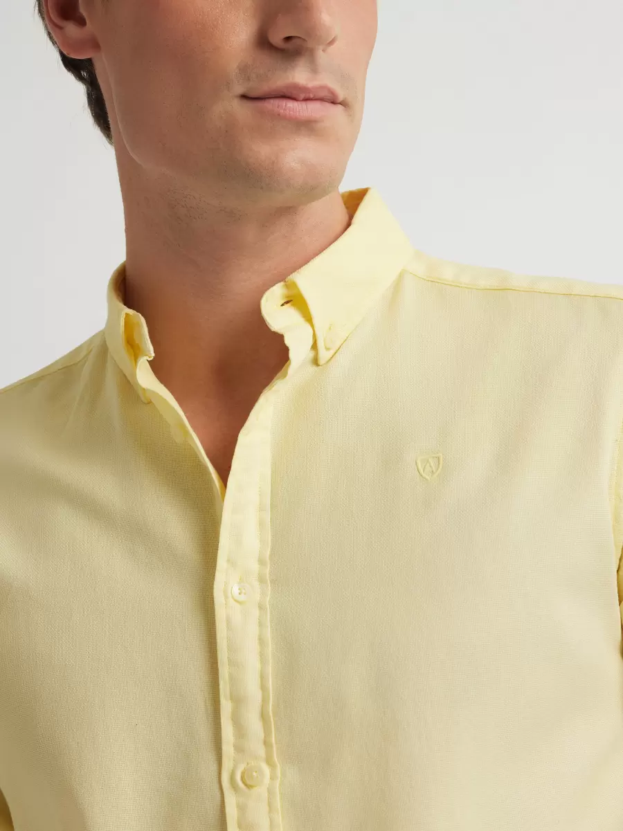 Camisa Panama Dye Amarillo Álvaro Moreno Hombre Casual - 3