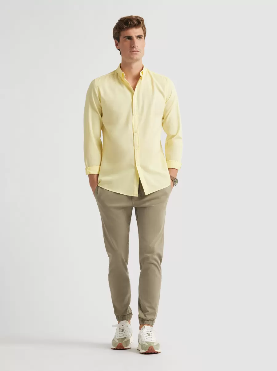 Camisa Panama Dye Amarillo Álvaro Moreno Hombre Casual