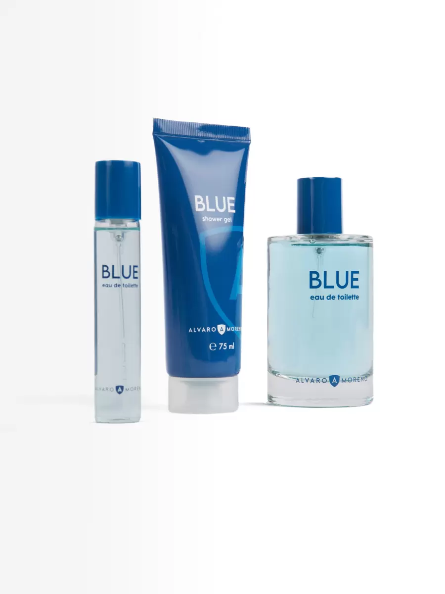 Álvaro Moreno Hombre Perfumes Estuche Am Blue Azul - 1