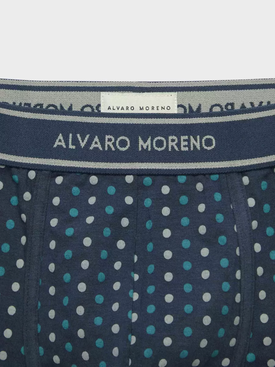 Ropa Interior Álvaro Moreno Boxer Spot Azul Marino Hombre - 3