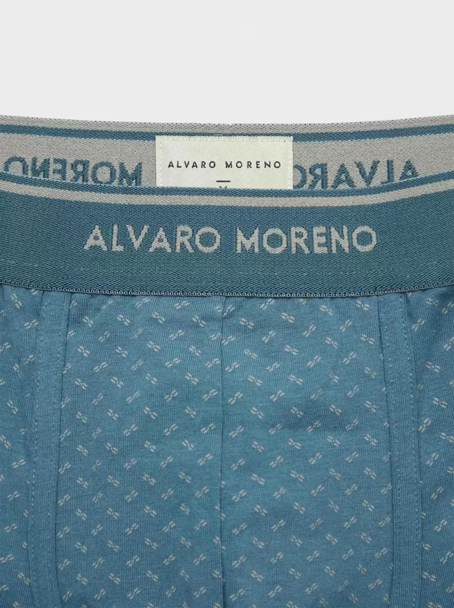 Hombre Boxer Kombu Azul Álvaro Moreno Ropa Interior - 3