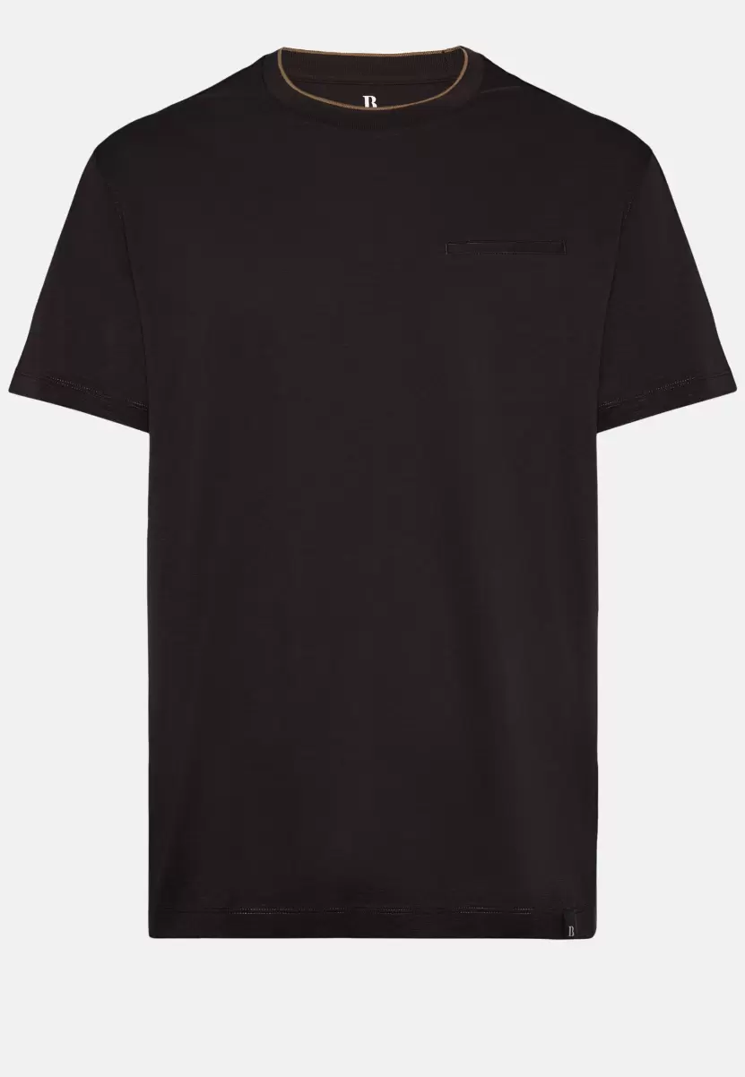 Productos Recomendados Camiseta De Punto Jersey De Algodón Tencel Hombre Camisetas Boggi Milano - 3